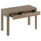 Hudson&Canal - Bureau Lonsdale 48'' - Chêne gris vieilli-Nettoyer avec un chiffon doux et sec, sans produits chimiques agressifs ni produits de nettoyage abrasifs