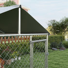 PawHut - Chenil pour chiens couvert 6,6 pi L x 6,6 pi l x 4,9 pi H pour petits et moyens chiens-La hauteur élevée empêche les chiens de sauter par-dessus 