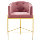 Modway - Savour Touffe Tabouret de comptoir - Rose poussiéreuse-6