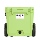 RovR - RollR 45 Glacière rigide à roulettes pintes avec poignée télescopique - Matcha-Le système breveté de goupilles AnchR vous permet de fixer des accessoires essentiels comme le bac LandR, la planche de préparation, le double Cup HoldR, le sac de rangement et la série DeckR (non inclus)