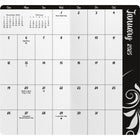 DateWorks - Planificateur de poche mensuel Élégance 2025-2026 - 3,5 po x 6,5 po - Anglais-Matériau de couverture durable DOUX AU TOUCHER avec coins arrondis