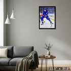 Tage Thompson 20x29 Buffalo Sabres - Toile encadree - 22" x 31"-Prêt à accrocher - livré entièrement assemblé
