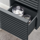 Modway - Render Fixation murale de 18" Armoire de toilette de salle de bain (lavabo non inclus) - Gris-MDF et panneau de particules