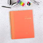Cambridge - Agenda scolaire hebdomadaire/mensuel WorkStyle Balance 2025-2026 - 11 po H x 8 1/2 po l - pêche rose - bilingue-12 pages mensuelles avec onglet