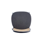 Manhattan Comfort - Lot de 4 chaises de salle à manger Paragon 17,52 po style industriel chic, rembourrées, noir et gris-10