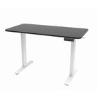 Uplite - Cadre de bureau électrique assis-debout à double moteur - Blanc-Dimensions recommandées pour le plateau de table : longueur de 40" à 70", largeur de 23" à 36", et épaisseur de 3/4" et plus.