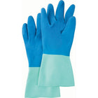 Mapa Professional - Gants Protector, Taille Moyen/7/7.5, 13po Lo, Nitrile/Latex De Caoutchouc, 28 Mils, paquet de 36-Style de poignet Droit