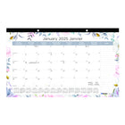 Blueline - 2025 Calendrier sous-main mensuel Passion - 10-7/8 po x 17-3/4 po - Bilingue-12 mois: janvier 2025 à décembre 2025