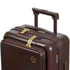 Champs - Valise cabine Onyx – Marron-Thoughtfully designed interior. 50/50 packing layout for easy organization. Interior compression straps allow you to pack more. Zippered-pockets on compression straps to organize smaller items. Separate large zippered-compartment to keep dirty laundry, shoes or any other items you would like to keep concealed. Removable toiletry bag for your daily essentials. Built-in power bank pocket (cable included, power bank not included)