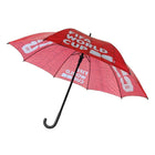 FIFA WORLD CUP 2026 - Parapluie rouge-Design et couleur : Présente une canopée rouge vif dominante, en accord avec l’identité visuelle officielle du tournoi