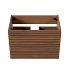 Modway - Render Fixation murale de 30" Armoire de toilette de salle de bain (lavabo non inclus) - Noyer-9