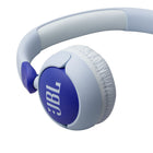 JBL - Junior 320 Casque supra-auriculaire filaire pour enfant - Bleu-Avec son design compact, le casque JBL Junior 320 se replie à plat ce qui le rend facile à ranger dans un sac ou un sac à dos