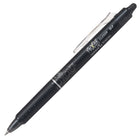 Pilot-Stylos à bille roulante, encre gel Frixion Clicker effaçables, rétractables, rechargeables, 0,7mm, noirs, paq./2, BLRT-FR7-Noir