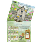 Lang - 2026 Oiseaux Dans Le Jardin Calendrier Mural Deluxe Mensuel - 30,5 cm l x 30,5 cm H - Anglais-Format du calendrier : 34,0 cm L x 61,0 cm H (ouvert)