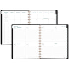 AT-A-GLANCE- Agenda hebdomadaire/mensuel Signature 2027 - 11 po H x 8 3/8 po l - noir - bilingue-13 mois de planification hebdomadaire/mensuelle