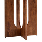 Modway - Rivian Ronde 48 po Bois Table à manger, Noyer-8