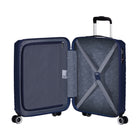 American Tourister - Surftime Valise de Cabine Spinner - bleu métallique-La poignée de tirage à plusieurs positions vous permet de régler la hauteur pour avoir une expérience plus confortable.