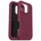 OtterBox - Coque Defender Pro avec MagSafe pour iPhone 16 Pro - Rouge Foxberry-Défense à trois couches avec une coque en silicone pour résister aux chocs, une coque intérieure rigide pour maintenir votre téléphone en place et un support en mousse à mémoire de forme pour plus de stabilité