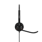 Jabra - Casque stéréo Engage 40 Inline Link USB-C UC-Matériau et revêtement : similicuir, plastique PC et PC/ABS, PP, caoutchouc de silicone, acier inoxydable, TPE