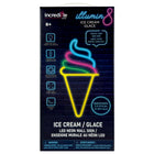 Incredible Group - Illumin8 Ice Cream Enseigne LED au néon-Prise USB