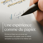 reMarkable - Paper Pro Move + Marqueur plus + Tissage mosaïque - Basalte-Transformez votre écriture manuscrite en texte dactylographié et partagez votre travail d'un simple toucher. Vos notes sont synchronisées avec le cloud, prêtes dans les applications mobiles et de bureau (la prise de notes dans les applications et la recherche d'écriture manuscrite nécessitent un abonnement Connect) quand vous en avez besoin