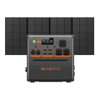 Bluetti - Premium Series AC240P L centrale électrique portative et panneau solaire PV350-Étanche à la poussière et à l’eau : l’eau IP65 leader de l’industrie et résistant à la poussière