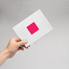 JAM Paper Étiquettes postales carrées, 2 x 2 po, rose néon, 240/paquet-Compatible avec les imprimantes laser et à jet d’encre