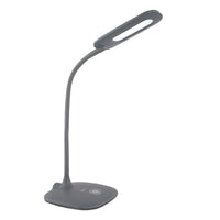 OttLite - Lampe de bureau LED Flexible Soft Touch - Clearsun - Gris foncé-LED OttLite ClearSun exclusive et propriétaire - réduit la fatigue oculaire de 51%