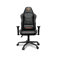 Cougar - Chaise de jeu Armor Air avec double dossier haut - noir-Chaise de bureau de jeu avec conception enveloppante et dossier haut