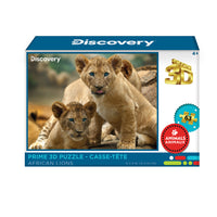 Discovery - Prime 3D Lionceaux 63 pièces casse-tête, pour enfants-Casse-tête 63 pièces