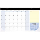 AT-A-GLANCE - Sous-main mensuel compact QuickNotes 2025 - 10 7/8 po H x 17 3/4 po l - anglais-Format des pages : 10 7/8 po H x 17 3/4 po l