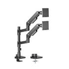 Amer Mounts - HYDRA Elite Bras double moniteur pour écran 17 po - 49 po - Noir-Poids Support 20 kg (44 lb) par écran : repositionnez facilement les grands moniteurs incurvés/plats