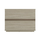 Manhattan Comfort - Ensemble de 2 tables de chevet modernes Evelyn 32" à 3 tiroirs - Naturel-Assemblage à domicile requis Tout le matériel inclus