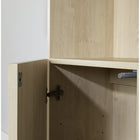 South Shore - Liora - Ensemble bibliothèque et 2 bibliothèques étroites 5 tablettes modulaire- Chêne blanchi-Entretien: Nettoyer avec un linge sec