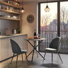 Homy Casa - Table de Conférence Ronde Multifonctionnelle de 31,5 po - Noyer-6