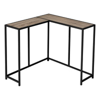Monarch Specialties - 2155 Table D'Appoint - 36 po L/Taupe Fonce/Console De Coin-1