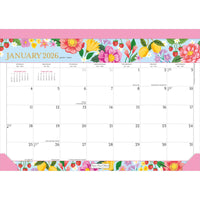 Bonnie Marcus 2026 sous-main 15.5x11 Plato-Grands Calendriers Janvier-Décembre - Un seul coup d'œil sur ce bloc-notes spacieux donne une vue d'ensemble des semaines à venir.
