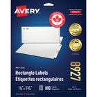 Avery - Étiquettes d'adresse de retour Pelage facile (08927), 1 3/4 po x 1/2 po, blanc, paquet de 800-Créez des étiquettes d'allure professionnelle
