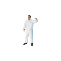 Kimberly-Clark – Combinaison A30, blanc, avec capuchon élastique à glissière, 3X-Grand, 10/pqt (46116)-Matériau : Tissu non tissé