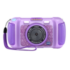 VTech - KidiZoom Camera Pix FX - Violette - Bilingue - Paquet de 4-Obtenez la photo parfaite grâce à un appareil photo 16 Mpx doté d’un zoom numérique 4X, d’un écran couleur de 2,4 po et d’un mode selfie qui capture automatiquement une image lorsqu’un visage est détecté