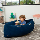 Bouncyband - Canot sensoriel gonflable Peapod - 152 cm - Bleu-Pratique: gonflage/dégonflage simple, rapide et sans effort pour un rangement facile