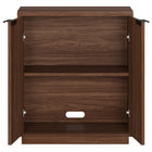 Hudson&Canal - Meuble d'appoint Mansfield de 71 cm de largeur, , noyer satiné-Nettoyer avec un chiffon doux et sec, sans produits chimiques agressifs ni produits de nettoyage abrasifs