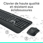 Logitech - Ensemble de clavier et souris sans fil MK540 - français-Autonomie de la pile du clavier 36 mois