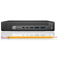 HP - Ordinateur de bureau EliteDesk 800 G2 Micro remis à neuf - Intel Core i5-6500T - SSD 240 Go - RAM 16 Go - Windows 11 Pro-Processeur: Intel Core i5-6500T