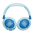 JBL - Junior 470NC Casque circum-auriculaire sans fil à réduction de bruit pour enfant - Bleu-50 heures d’autonomie de batterie