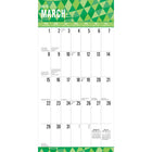 Plato - 2026 Grille Géante Gros Caractères Calendrier mural Suspendu Mensuel - 30,5 cm l x 61 cm H - Anglais-Papier Mat - Papier mat pour tous les mois, parfait pour l'écriture !