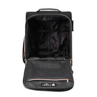 TUCCI Italy - Abito Valise souple 16 pouces à spinner à 360 degrés, Bagage à main - noir-5