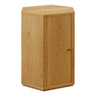 Modway - Kade Facettés Bois Table d’appoint - Naturel-Table d’accent moderne facettée