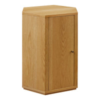 Modway - Kade Facettés Bois Table d’appoint - Naturel-Table d’accent moderne facettée