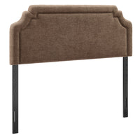Modway - Magnolia Tissu rembourré Tête de lit King Size - Moka-Tissu tissé en bruyère tissé